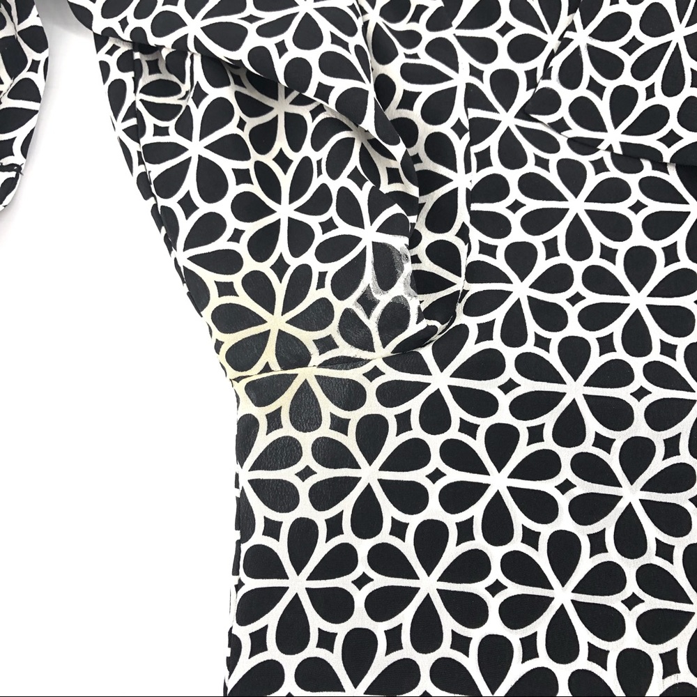 Diane Von Furstenberg Black/White Button Up Dress - Picture 5 of 7